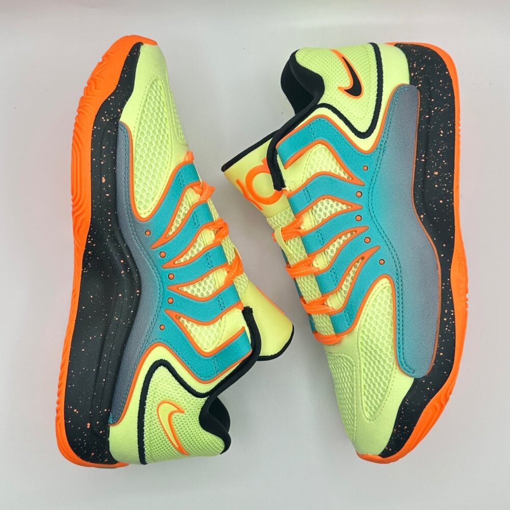 Mens Nike KD18 NRG New Timeline Clear Jade Black Liquid Lime Sz 8.5 HV1993-301 - Picture 6 of 8